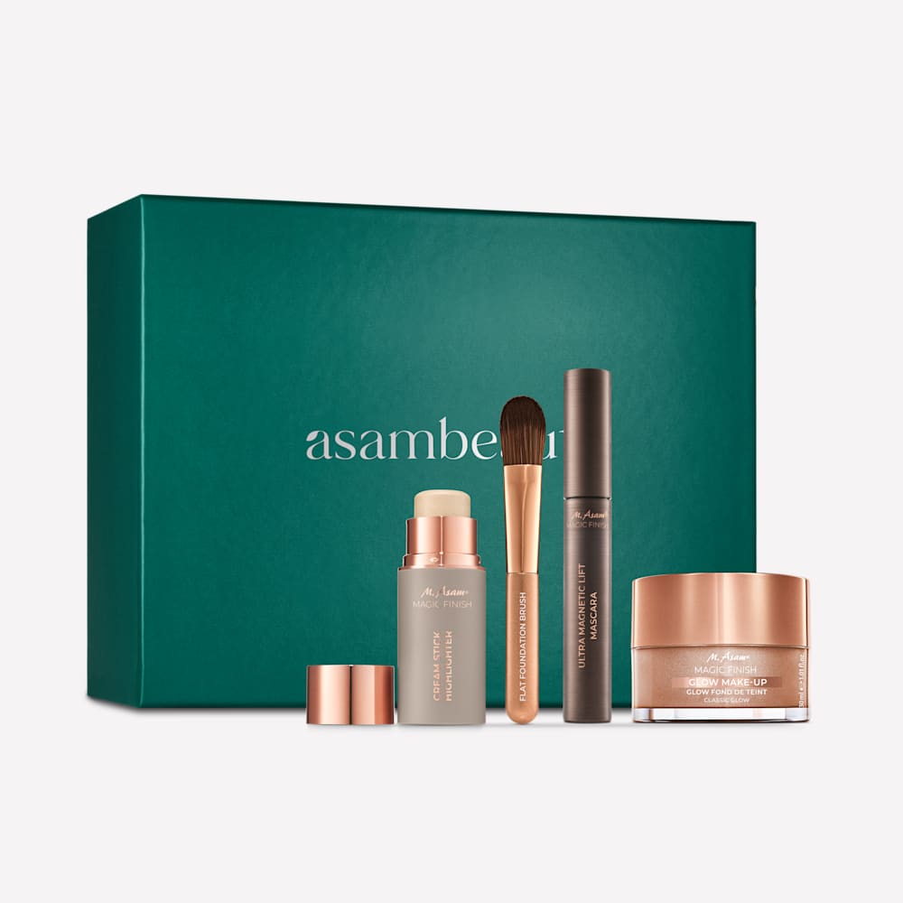 Make-up Geschenkset für strahlenden Teint & geliftete Wimpern 4-teilig